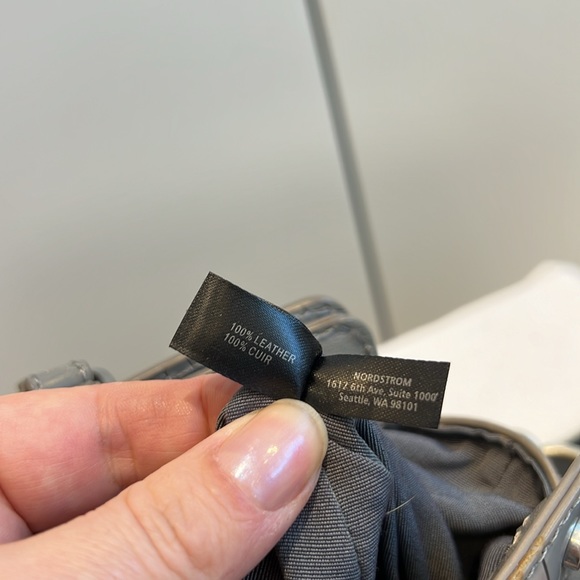 Treasure and Bond Logan Satchel, grey leather - Picture 9 of 13